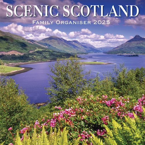 2025 Calendar Scenic Scotland Fam Organiser (2 for 9v)