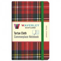 Tartan Cloth Notebook Pocket: Royal Stewart