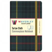 Tartan Cloth Notebook Pocket: Stewart Hunting