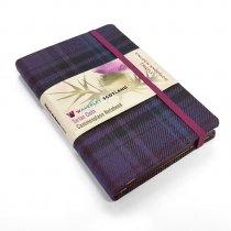 Tartan Cloth Notebook Pocket: Thistle