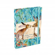Sticky Note Kissing Hares (Feb)
