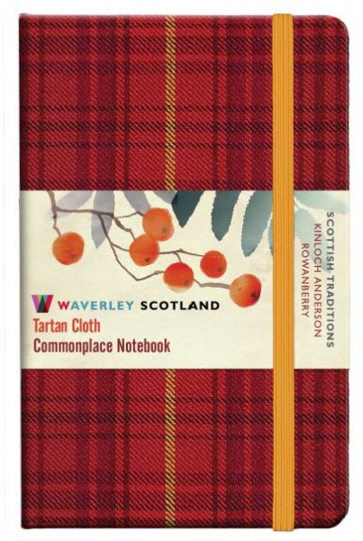 Tartan Cloth Notebook Large: Rowanberry