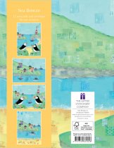 Notecard Wallet Sea Breeze Puffins