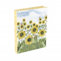 Notecard Wallet In the Garden Sunflowers
