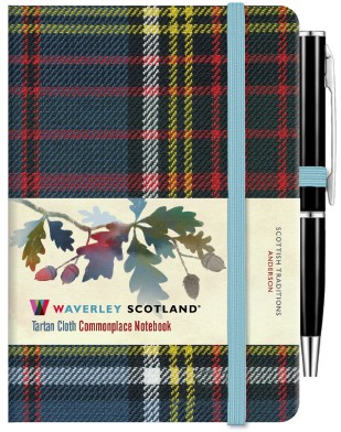 Tartan Cloth Notebook Mini: Anderson