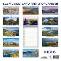 2026 Calendar Scenic Scotland Family Organiser