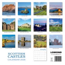 2026 Calendar Scottish Castles