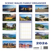 2026 Calendar Scenic Wales Family Organiser