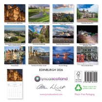 2026 Calendar Edinburgh