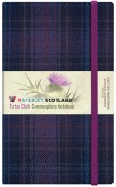 Tartan Cloth Notebook Large: Thistle