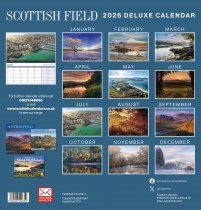 2026 Calendar Scottish Field Deluxe