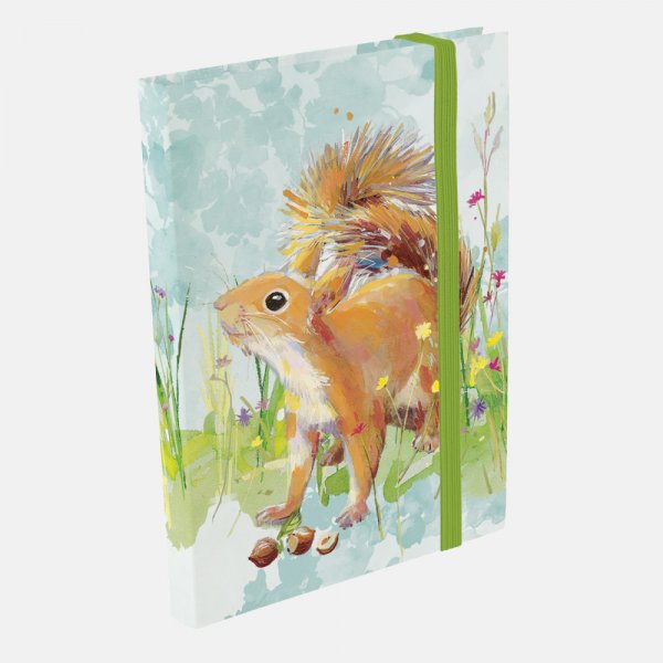 A6 Notebook Wildlife Red Squirrel