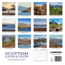 2027 Calendar Scottish Lochs & Glens (2 for 10v)