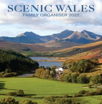 2027 Calendar Scenic Wales Family Organiser (2 for 10v)