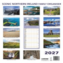 2027 Calendar Scenic Northern Ireland Family Organiser (2 for 10v)