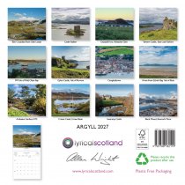 2027 Calendar Argyll