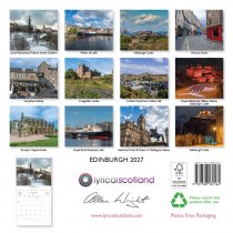 2027 Calendar Edinburgh
