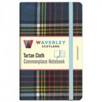 Tartan Cloth Notebook Pocket: Anderson